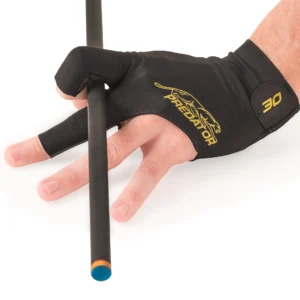 Predator Second Skin Black & Gold Billiard Glove 30th Anniversary - Left Hand